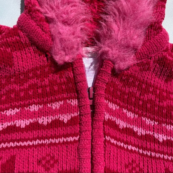 Cherokee Girls Multi Pink Zip-up Hoodie Size 3 - Picture 3 of 8